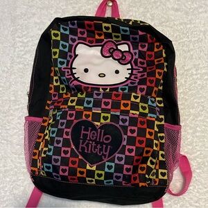 HELLO KITTY Pink and Black Bag Collection Backpack‎ So Cute!